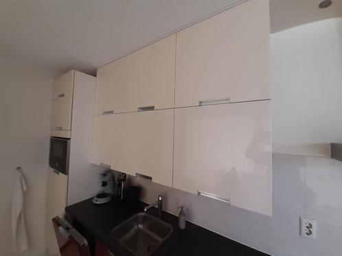 6 cremekleurige keukenkastjes, Huis en Inrichting, Keuken | Keukenelementen, Gebruikt, Minder dan 100 cm, 50 tot 100 cm, 25 tot 50 cm