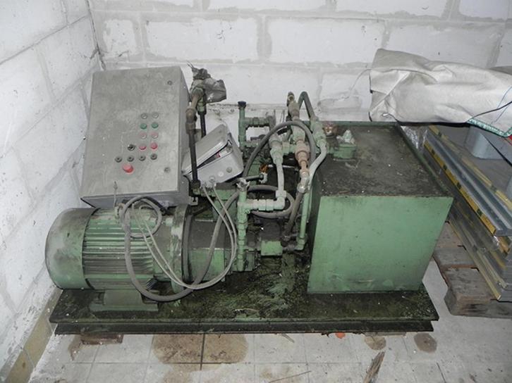 Zware hydraulische unit voor hefvloer/brug e.d, Doe-het-zelf en Verbouw, Gereedschap | Overige machines, Gebruikt, Ophalen