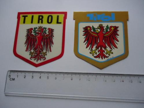 sticker oud TIROL Oostenrijk dik plastic Austria schild retr, Verzamelen, Stickers, Zo goed als nieuw, Bedrijf of Vereniging, Verzenden