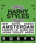 Harry styles 4x zitplekken 22 mei, Twee personen, Ticket of Toegangskaart