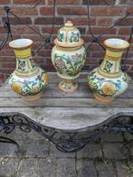 Set van 3 Italiaanse keramische vazen, Antiek en Kunst, Antiek | Vazen, Ophalen of Verzenden