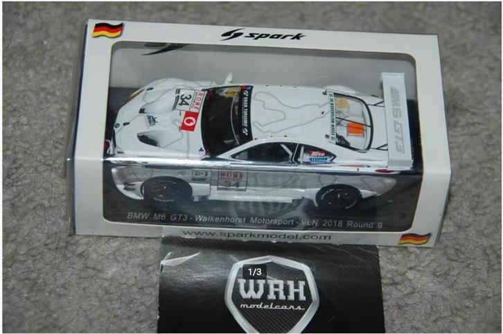 SALE !! 1:43 BMW M6 GT3 VLN #24 SPARK SG427 WRH, Hobby en Vrije tijd, Modelauto's | 1:43, Nieuw, Auto, Overige merken, Ophalen of Verzenden