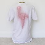 Only & Sons Flamingo Shirtje (L) - 571 € 10,-, Kleding | Dames, T-shirts, Maat 42/44 (L), Ophalen of Verzenden, Wit, Zo goed als nieuw