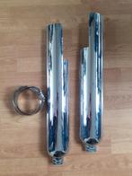 Harley Davidson Uitlaatcovers Chroom, Ophalen of Verzenden, Gebruikt