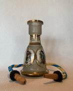Vintage frosted glazen vaas waterpijp / hookah, Ophalen of Verzenden