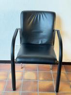 Leolux Cimaronne eetkamerstoelen, Huis en Inrichting, Stoelen, Ophalen, Gebruikt, Zwart, Metaal
