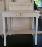 Antieke kaptafel / sitetable wit, Huis en Inrichting, Tafels | Sidetables, Ophalen of Verzenden, Zo goed als nieuw, 25 tot 50 cm