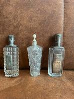 3 antieke parfumflesjes samen €89, Ophalen of Verzenden