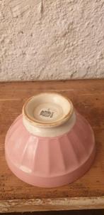 Oude roze Franse spoelkom Digoin Sarreguemines, Antiek en Kunst, Antiek | Servies los, Ophalen of Verzenden