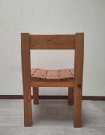 Vintage stoel pine eetkamerstoel hout Ate v Apeldoorn stijl, Mid century modern Scandinavisch Zweeds, Gebruikt, Ophalen of Verzenden