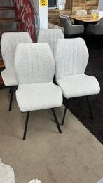 Lichtgrijze eetstoelen, Ophalen, Nieuw, Vijf, Zes of meer stoelen, Stof