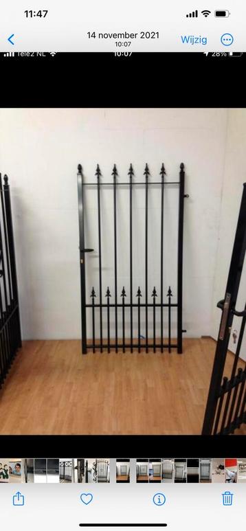 Tuinpoort 1 meter Breed 1.80 hoog op maat beschikbaar voor biedingen