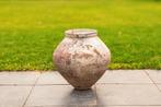 xxl grote authentieke antieke handgemaakt javaanse kruik pot, Tuin en Terras, Ophalen, Gebruikt, 40 cm of meer, Rond