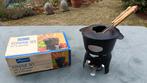 Complete gietijzeren fondueset sauspan currypan + brander, Witgoed en Apparatuur, Fonduesets, Ophalen of Verzenden, Zo goed als nieuw