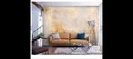 Muurposter Beige/goud Vintage Look 450x315cm van Bimago, Ophalen of Verzenden, 10 tot 25 m², Beige, Vintage