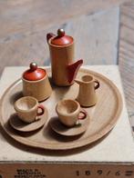 Houten poppenhuis thee servies uit de DDR, Ophalen of Verzenden, Poppenhuis