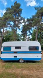 Retro KIP caravan type KL470LB, Vast bed, Rondzit, Particulier, Tot en met 4
