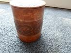 sigaren pot namaak leer h 14 cm, Ophalen of Verzenden, Gebruikt, Tabaksdoos of Verpakking