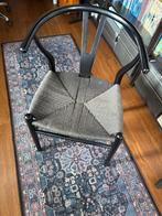 Wishbone Chair zwart geinspireerd, Huis en Inrichting, Stoelen, Ophalen, Gebruikt, Zwart, Eén