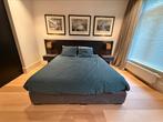 Bed achterwand met 2 wandlampen, Ophalen, Zo goed als nieuw, Tweepersoons