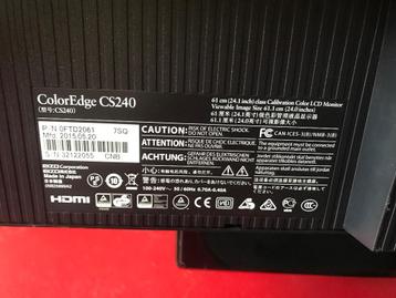 Eizo ColorEdge CS240 grafische monitor - z.g.a.n. beschikbaar voor biedingen
