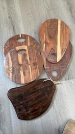 5x Houten plateau, snijplank, broodplank, kaasplank, Ophalen of Verzenden, Nieuw