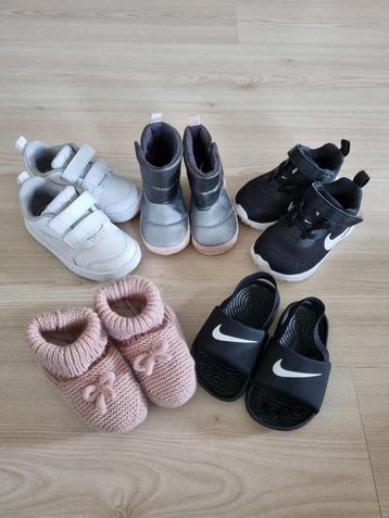 Baby Schoenen x 5 - Nike, Puma, C&A - Maat 18 tot 22