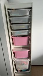 Smalle Kast met Opbergbakken, Overige materialen, Minder dan 50 cm, Gebruikt, Ophalen of Verzenden