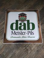 DAB bier emaille reclamebord, Verzamelen, Biermerken, Ophalen of Verzenden, Gebruikt, Reclamebord, Plaat of Schild, Overige merken