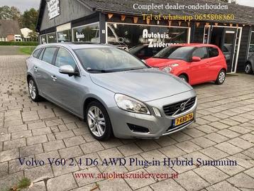 Volvo V60 D6 215pk Plug-In Hybrid Summum beschikbaar voor biedingen
