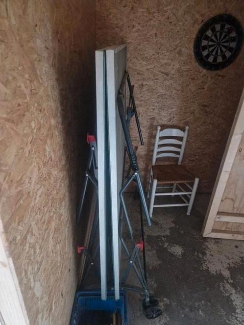 Tafeltennistafel inklapbaar, Sport en Fitness, Tafeltennis, Gebruikt, Tafel Indoor, Inklapbaar, Verrijdbaar, Ophalen of Verzenden