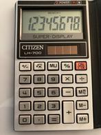 vintage Japanse Citizen LH700 Solar Rekenmachine werkt staat, Ophalen of Verzenden, Zo goed als nieuw