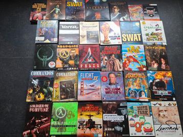 Verzameling big box pc games beschikbaar voor biedingen