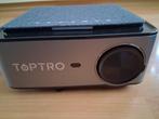 Beamer Toptro met Projectiescherm, Ophalen, LED, TOPTRO, Zo goed als nieuw