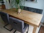 nette teakhouten eethoektafel, Huis en Inrichting, Tafels | Eettafels, Ophalen, 200 cm of meer, 50 tot 100 cm, Zo goed als nieuw