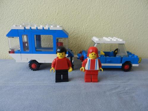 Lego 6694 auto met caravan (uit 1984), Kinderen en Baby's, Speelgoed | Duplo en Lego, Gebruikt, Ophalen of Verzenden