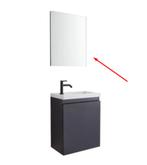 Allibert Fonteinmeubel Portopack - Zwart, Huis en Inrichting, Badkamer | Badkamermeubels, Ophalen, Minder dan 50 cm, Spiegelkast