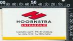 Sticker: Hoornstra Infrabouw - Doesburg, Verzamelen, Ophalen of Verzenden, Zo goed als nieuw, Bedrijf of Vereniging