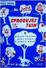 Sprookjestuin- Easy Pieces for Piano 4 Hands - Folk Dean, Muziek en Instrumenten, Bladmuziek, Ophalen of Verzenden, Gebruikt, Piano