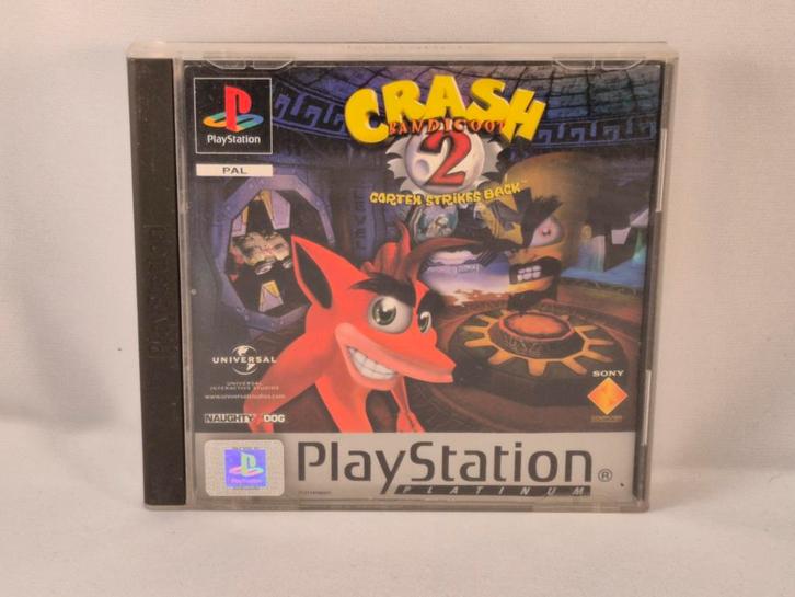 Crash Bandicoot 2: Cortex Strikes Back - PS1, Spelcomputers en Games, Games | Sony PlayStation 1, Gebruikt, Platform, 1 speler