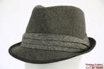 Gleufhoed Trilby Hawkins grijs vissengraat maat 57 Nieuw, Kleding | Heren, Hoeden en Petten, Nieuw, Hawkins, Ophalen of Verzenden