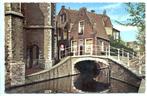 delft kerkstraat met oude hiusjes, Verzamelen, Ansichtkaarten | Nederland, Ophalen of Verzenden, Gelopen, Zuid-Holland