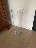 Grote glazen vaas (65 cm hoog/27 cm doorsnee), Glas, Zo goed als nieuw, 50 tot 75 cm, Ophalen