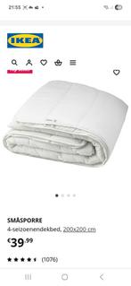 Dekbed 200x200cm met 2x hoes en kussen, Huis en Inrichting, Slaapkamer | Beddengoed, Ophalen, Gebruikt, Wit, Tweepersoons