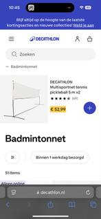 Decathlon Multisportnet tennis pickleball 5 m v2, Ophalen, Overige materialen, Overige typen, Nieuw