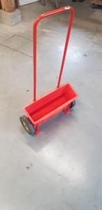 Strooiwagen., Cirkelmaaier, Ophalen, Gebruikt