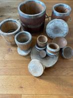 Oude Eiken Kaasvaten - Decoratief, Antiek en Kunst, Ophalen