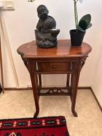 Houten Bijzettafel met Lade, Ophalen, Minder dan 55 cm, Gebruikt, Classic