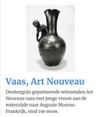 Art Nouveau vaas Moreau, Antiek en Kunst, Antiek | Vazen, Ophalen of Verzenden