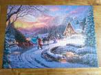 Disney Assepoester Thomas Kinkade Puzzel - 1000 stukjes, Ophalen of Verzenden, 500 t/m 1500 stukjes, Gebruikt, Legpuzzel